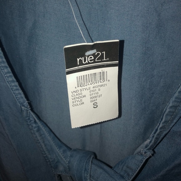 rue21 Denim Colored Romper - Picture 6 of 9
